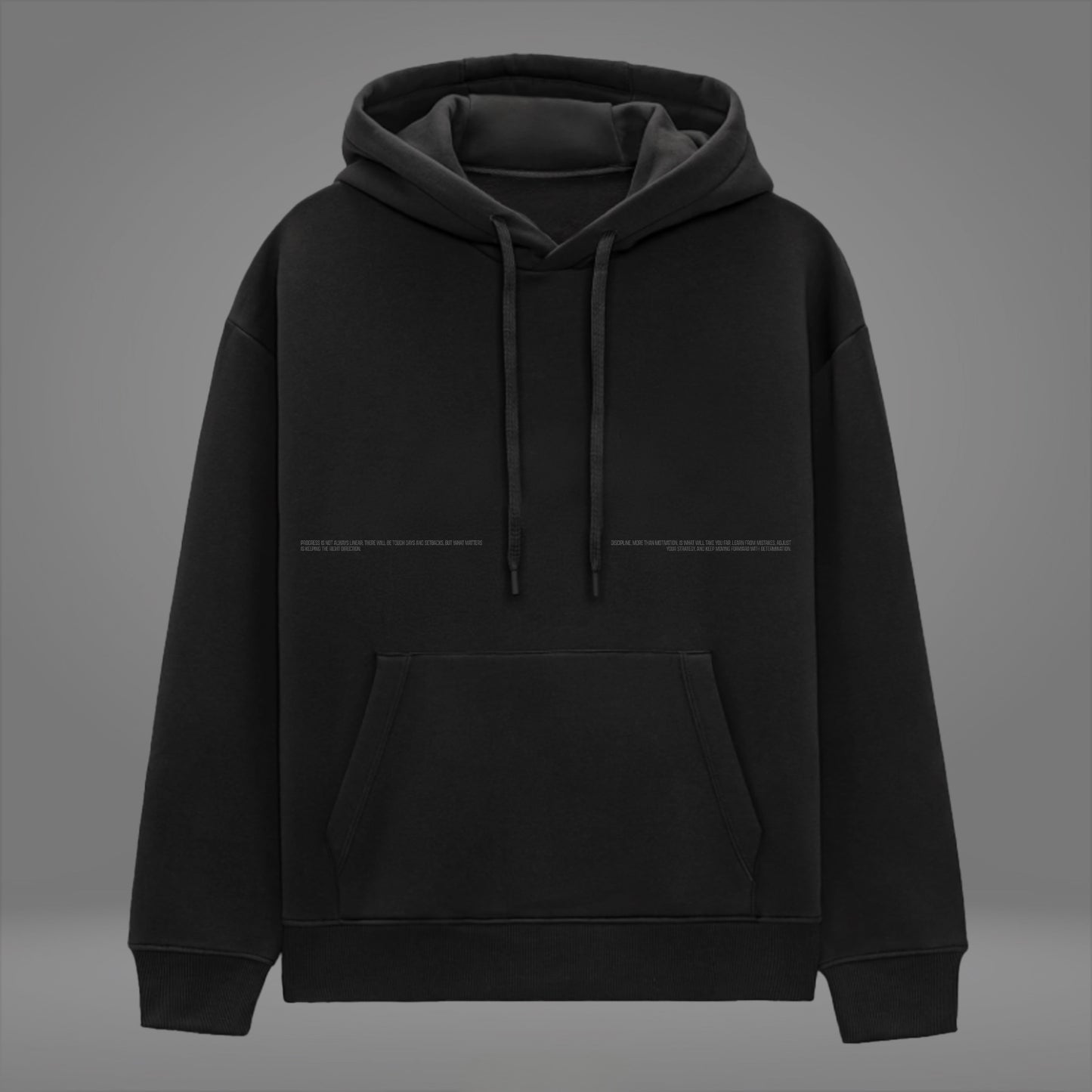 Hoodie Aura Fragmentada, color negro