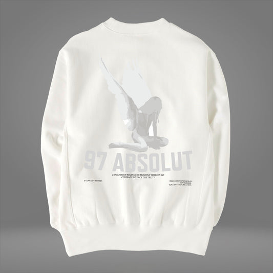 Saco Aura Fragmentada, color marfil