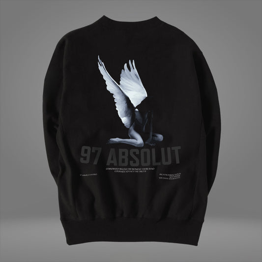 Saco Aura Fragmentada, color negro